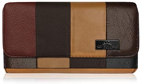 Lorenz 3844 17cm Double Sided Cow Hide Purse with Flap David O