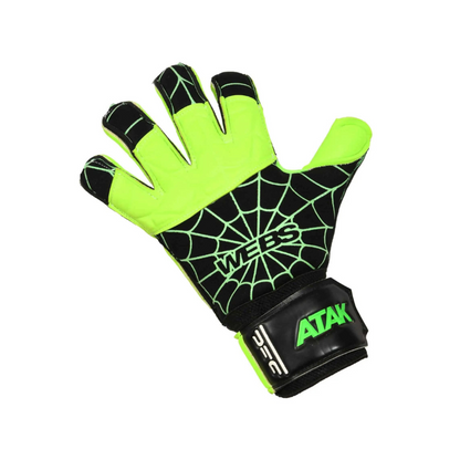 ATAK Goalkeeper Gloves Webs Green