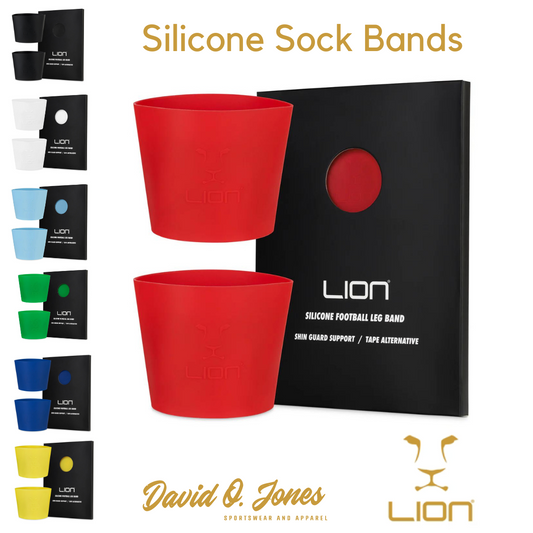 Silicone band holder for shin pad / socks