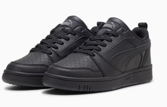 Puma Rebound V6 Lo Youth School Trainers - All Black