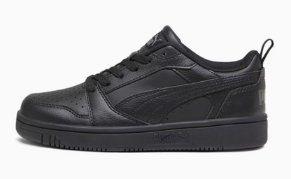 Puma Rebound V6 Lo Youth School Trainers - All Black