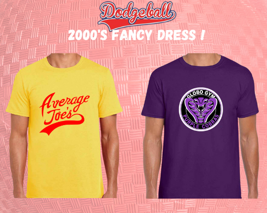 Dodgeball Film 2000's Fancy Dress - Dress Up - Adults - Globo Gym - Average Joes - Movie Theme Costume - Party - Stag Do