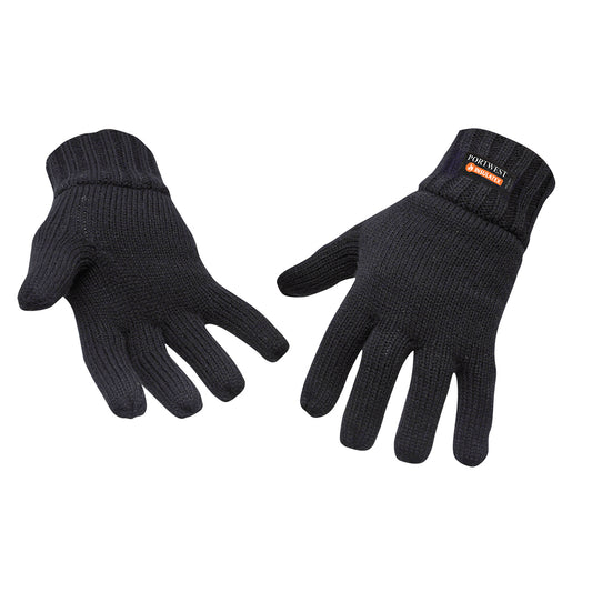 Portwest GL13 - Insulated Knit Glove Black