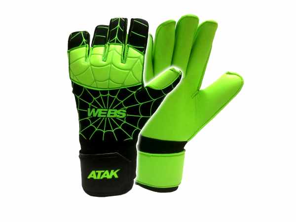 ATAK Goalkeeper Gloves Webs Green