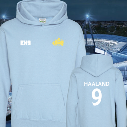 Football Hero Hoodie - Junior (Messi, Ronaldo, Haaland  & Salah