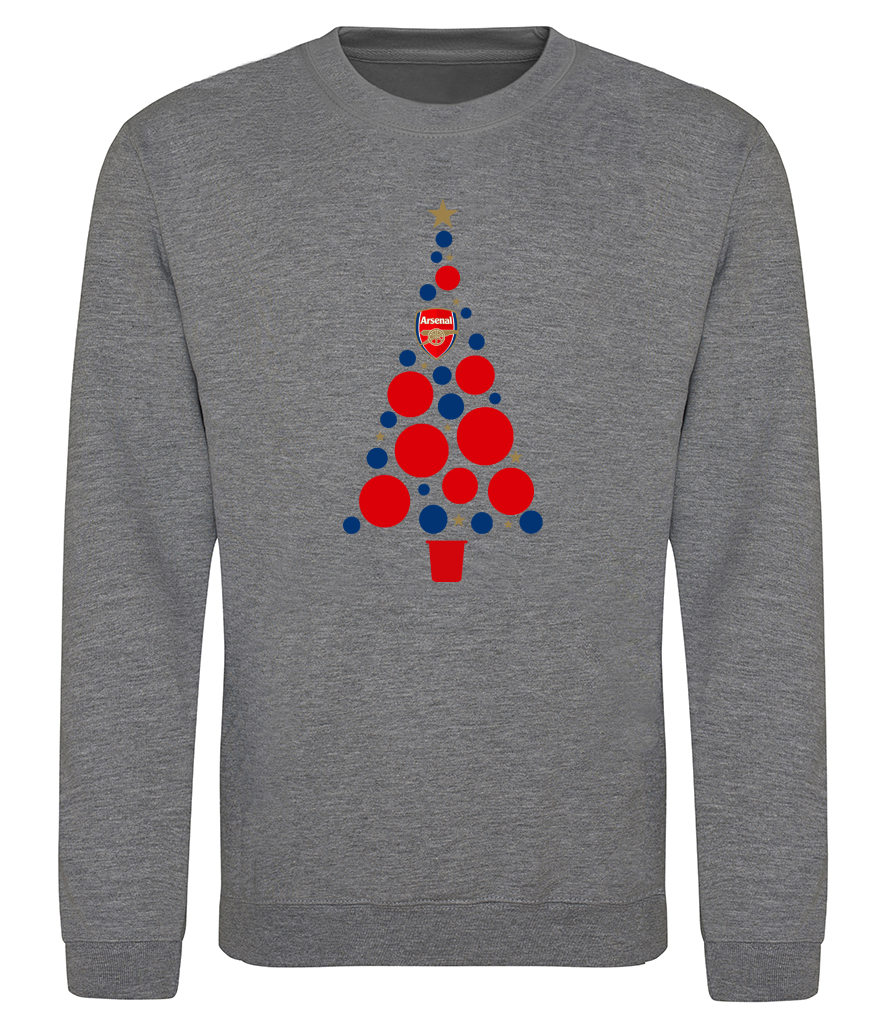 Arsenal Football Christmas Jumper - Adults