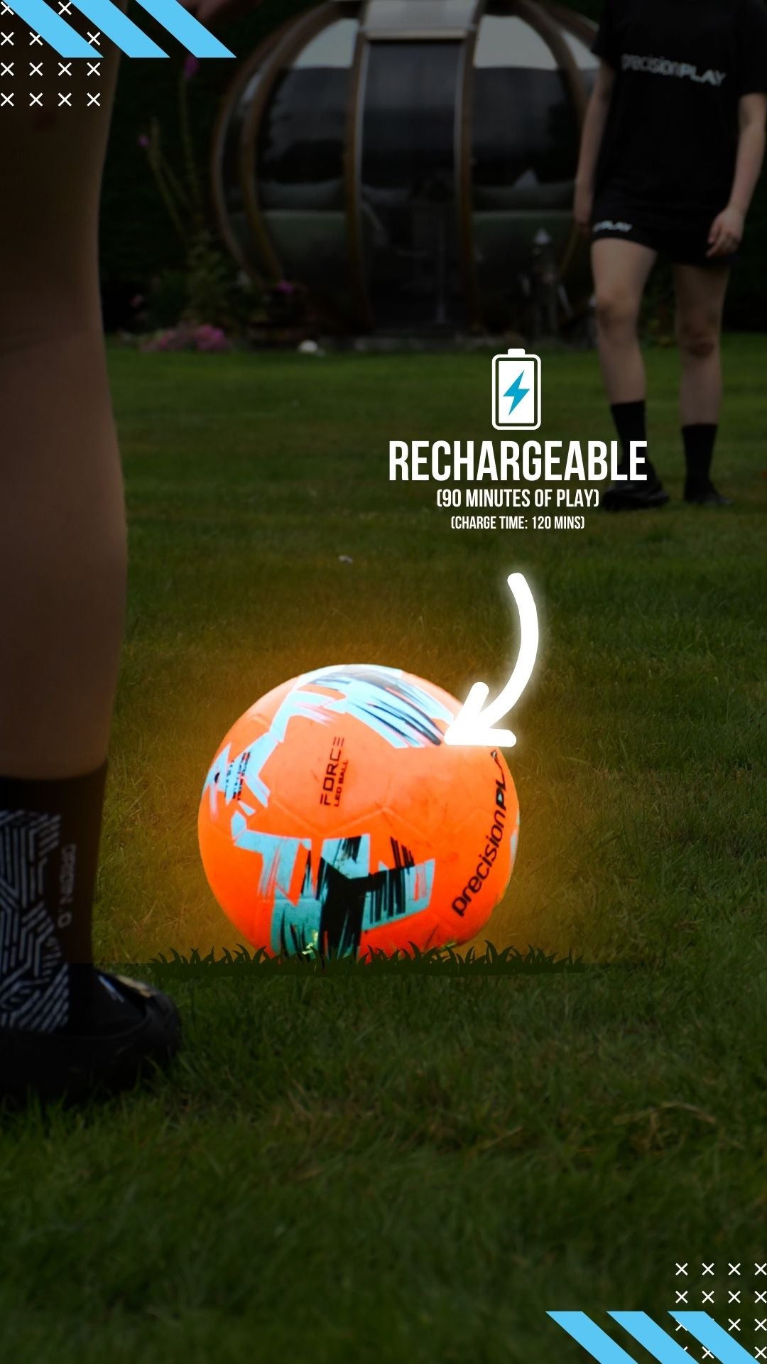 PrecisionPLAY Force LED Light up Football