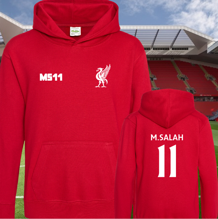 Football Hero Hoodie - Junior (Messi, Ronaldo, Haaland  & Salah