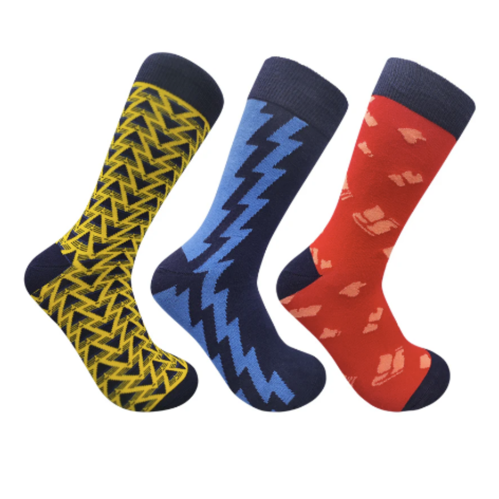 SicSock Retro Shirt Socks Gift Box (Arsenal)