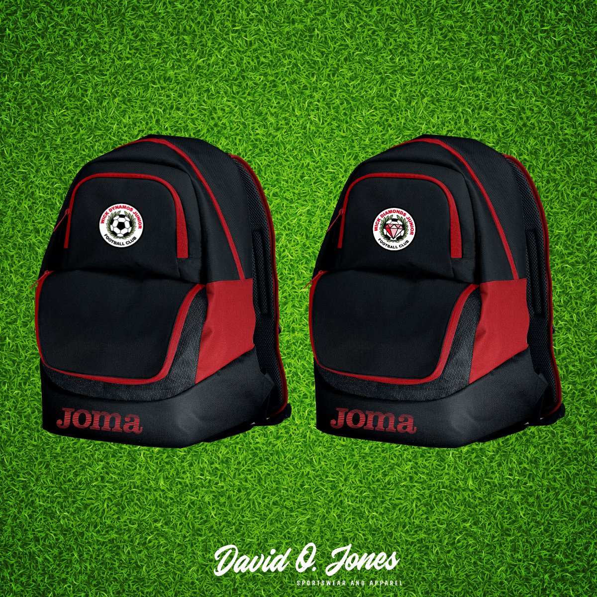 Wick Dynamos // Diamonds Joma Ball Compartment Backpack