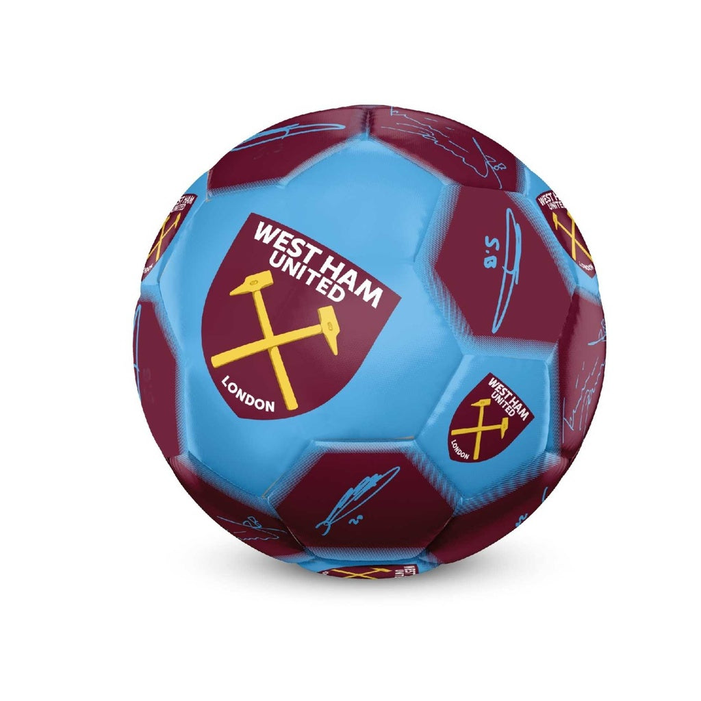 West Ham Merchandise 26 Panel Signature Football