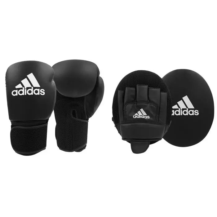 Adidas Boxing Gloves And Focus Mitts Set Adults or Junior Sizes