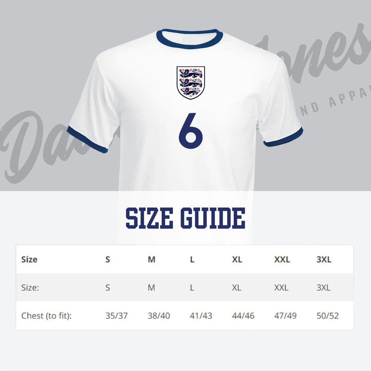 England Retro Design Football T-shirts - Classic Design - Adults - World Cup - Euro 24