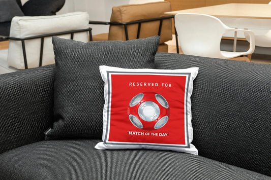 Match of the day Reserved Armchair Football Cushion Covers 40x40cm - Great gift for Dad!