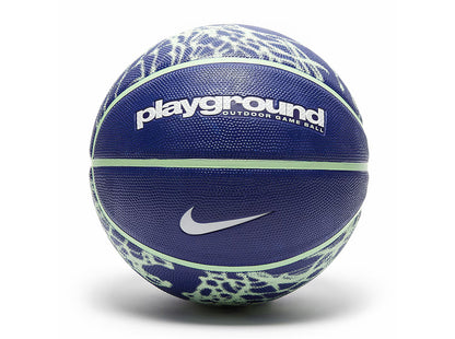 Nike Playground 8P Size 7 Basketball Deep Royal Blue / Vapor Green / (White)