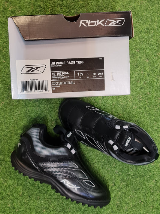 reebok jr prime rage turf size 1 (clearance)