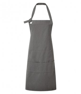 Premier Workwear Calibre Heavy Canvas Pocket Apron ONE SIZE.