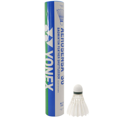 Yonex Aerosensa 30 Feather Shuttlecocks tube 12