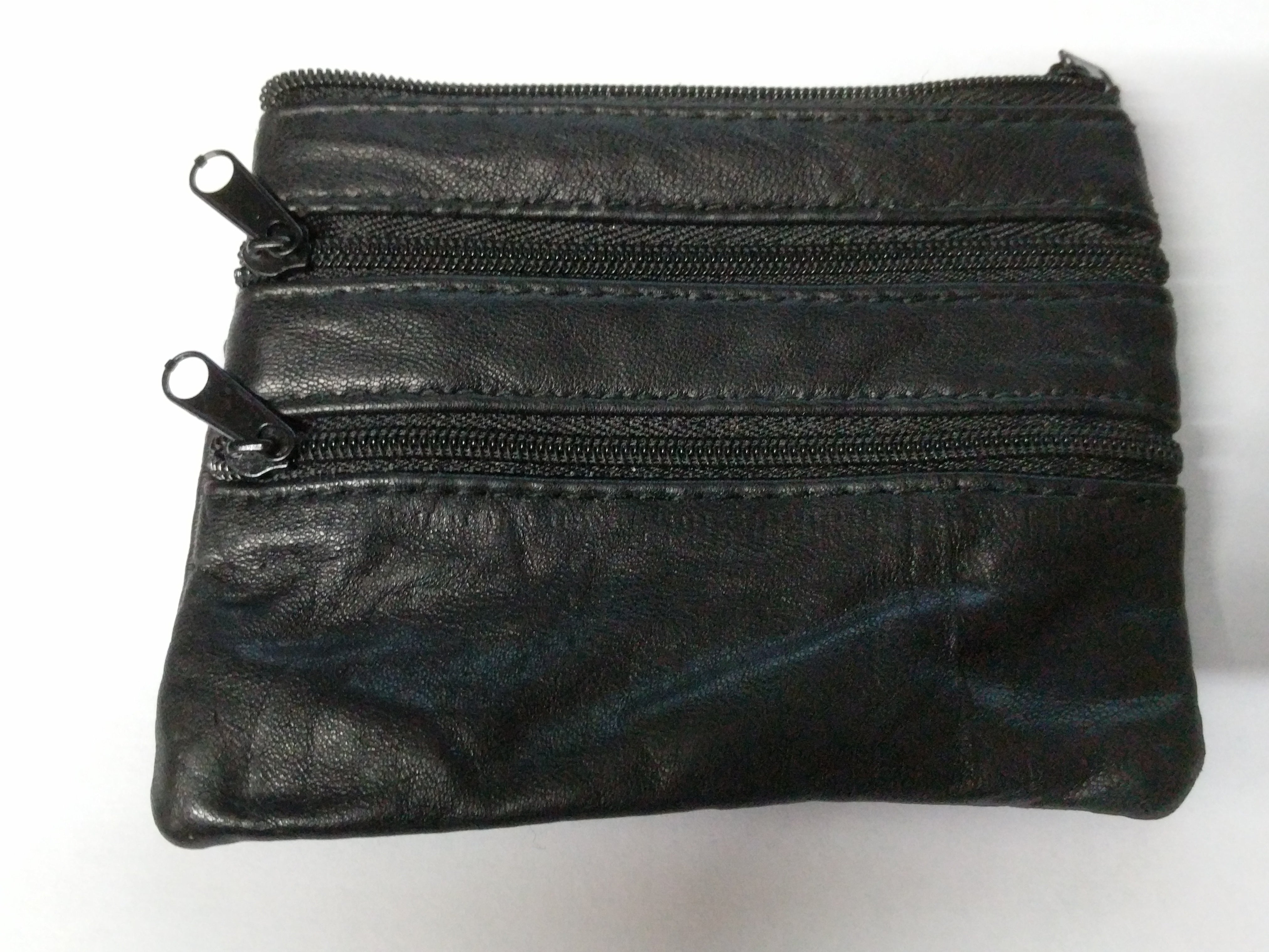 Leather zip compartment Pocket Wallet purse – David O Jones Online Sports