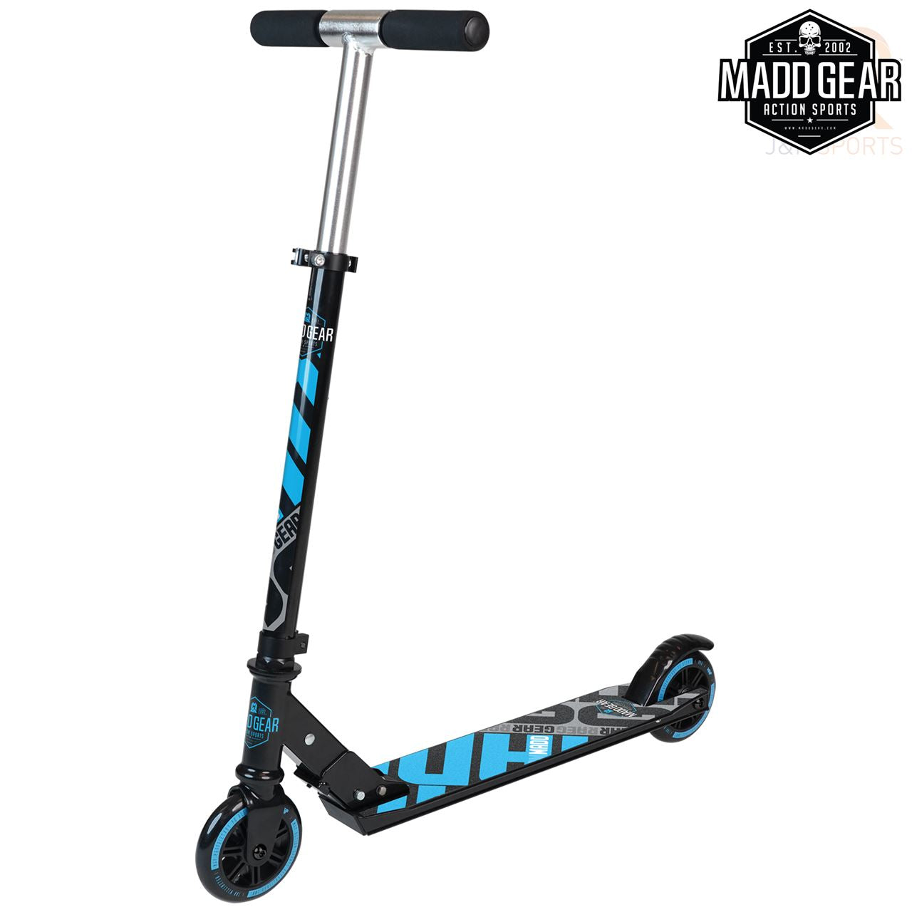 MADD GEAR CARVE 100 SCOOTER - BLACK / BLUE