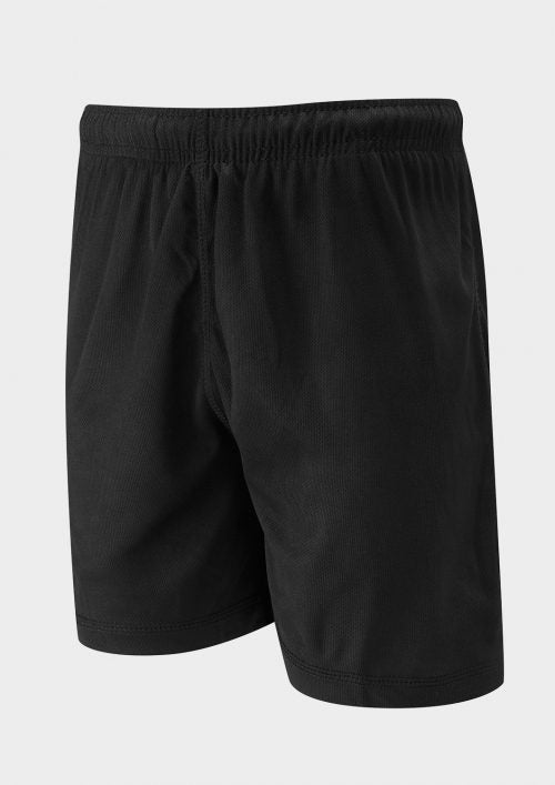 Falcon junior black rugby shorts