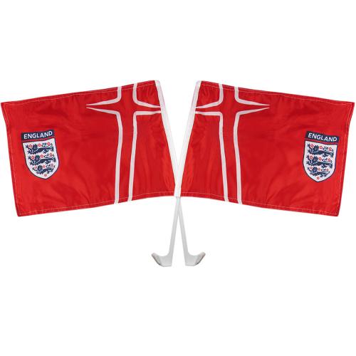 England FA Car Flag Twin Pack Euro 2024